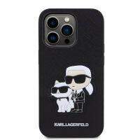 เคสมือถือ KARL Karl-Choupette Saffiano Case for iP 14 Pro/ 14 Pro Max - Black