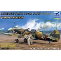 FB4009 Bronco 1/48Curtiss Hawk 81-A2 AVG (รุ่นพิเศษ) ชุดอาคารชุดประกอบโมเดล