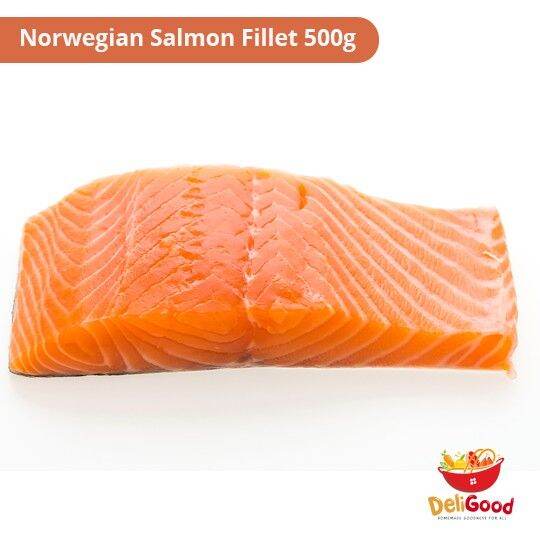 DeliGood Norwegian Salmon Fillet 500g Lazada PH
