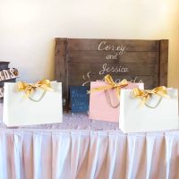 【hot】 With Handles Paper Favor Handbag Bow Jewelry Packing Birthday Wedding Graduation Celebration Wrap