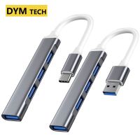 2PCS USB HUB Splitter Type C 3.1 4 Port Multi Adapter Extension For Xiaomi Lenovo Macbook Pro 13 15 Air Pro Computer Accessories