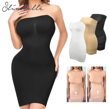 Full Slips Strapless Shaperwear Full Body Shaper Seamless Tummy Control for  Women Under Dress 