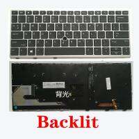 เรา Backlit Barbaruk HP Elitebook G5 735 G5 830 G5 G5คีย์บอร์ดแล็ปท็อป Bahasa Inggeris