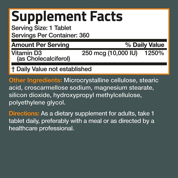 วิตามินดี-3-vitamin-d3-10-000iu-250-mcg-1-year-supply-360-เม็ด