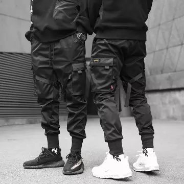 Men's Casual Harem Joggers Sweatpants Hip Hop Trousers Multi-Pocket Cargo  Pants