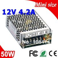 MS-50-12 50W 12V 4.2A Mini-size LED Switching Power Supply Transformer 110V 220V AC to DC 12V output Power Supply Units