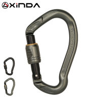 Xinda Outdoor Ear-Shaped Carabiner สกรูเลื่อน CE UIAA ผลิตภัณฑ์ปีนเขา