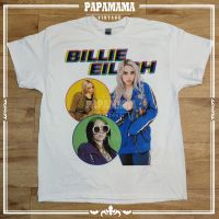 [ BILLIE EILISH ] DTG (DIGITAL TO GARMENT)เสื้อวง เสื้อทัวร์ สกรีนดิจิตอล papamama vintage เสื้อยืดผ้าฝ้าย