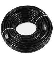 Cable Cat6 Outdoor 100M10/1000Mbสายแลน(ภายนอกอาคาร)สำเร็จรูปพร้อมใช้งาน ยาว 100 เมตร (Black)