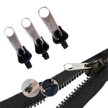 Zipper Repair Kit Universal Instant Zipper Repair Replacement Jacket Zipper  Slider Teeth Rescue Zipper Pull for 3 Different Size