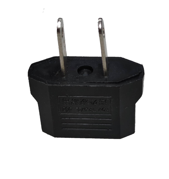 Travel Adaptor Round to Flat Pin 2A 220V (3PCS) Lazada PH