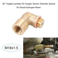 90° Angled Lambda O2 Oxygen Sensor Extender Spacer for Decat Hydrogen Brass M18x1.5 Oxygen Sensor Removers