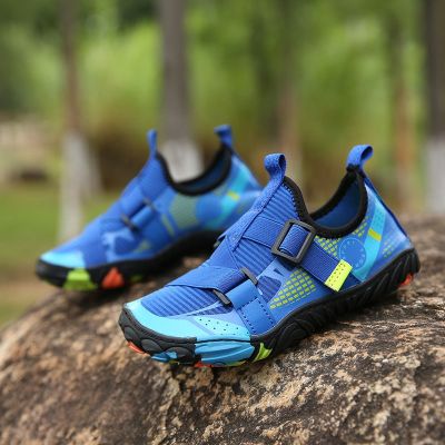 【Hot Sale】 river tracing shoes childrens slip-on wading breathable soft bottom non-slip boys and girls middle big sports beach