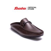 Bata บาจา รองเท้าลำลองผู้ชาย หนังเทียม เปิดส้น รุ่น Moore สีน้ำตาล 8414222