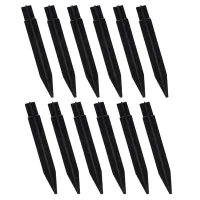 12 PCs Spikes Solar Torch Lights Replacement ABS Spikes Ground Stake for Garden Lights