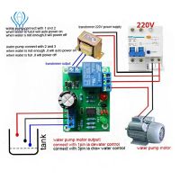 โมดูลเซ็นเซอร์ควบคุมระดับของเหลวเซ็นเซอร์ตรวจจับระดับน้ํา DIY ชุด DC 12V 10A