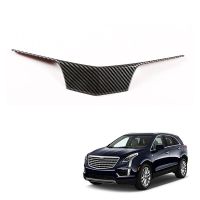 Car Carbon Fiber Steering Wheel Panel Cover Trim Decoration Frame Sticker for XT5 2017-2023