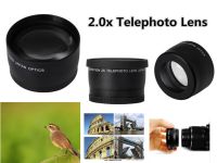 46Mm 2X Magnification Telephoto  For Sony HDR PJ650 PJ670 PJ620 PJ620VE CX625 CX625E PJ820 PJ820VE PJ810 PJ810VE Camcorder