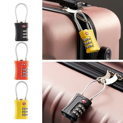 ZHUWNANA สร้างสรรค์และสร้างสรรค์ ตู้ล็อกเกอร์ เครื่องมือรักษาความปลอดภัย แม่กุญแจสีตัดกัน รหัสล็อค3หลัก ล็อครหัสศุลกากร TSA ล็อครหัสผ่านกระเป๋าเดินทาง
