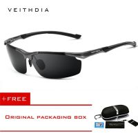 VEITHDIA Aluminum Magnesium Mens SunGlasses Polarized Driving Sun Glasses oculos Male Eyewear Sun Glasses For Sports Men shades Cycling Sunglasses