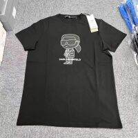 Karl Lagerfeld graphic cotton O-neck T-shirt for men