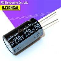 5PCS 250v220uf 220uf250v 18x32 250v 220uf 18x32 Electro Electrolytic capacitor