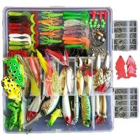 【lz】✷卐❖  Soft e Hard Fishing Lure Set Iscas Tackle Set Bionic Bass Trout Salmon Minnow Popper Crank Rattlin Iscas para Pesca