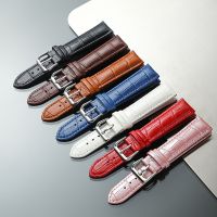 〖Bar watchband〗CalfskinPatternWatch วงสาย14มิลลิเมตร16มิลลิเมตร18มิลลิเมตร20มิลลิเมตร22มิลลิเมตรหนัง WatchbandCorreas