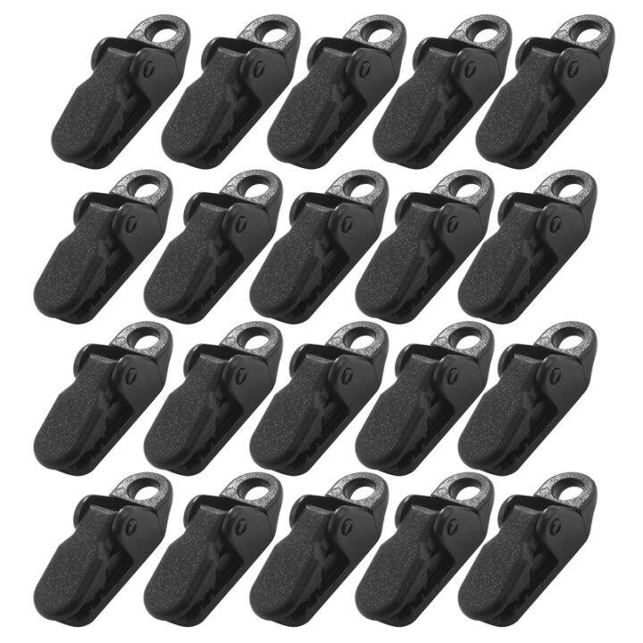 20Pcs Tent Awning Canopy Clamp Tarp Clip Snap Canvas Anchor Gripper Caravan Jaw Grip Trap