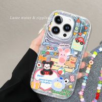 เคสสำหรับ IPHONE15 15PRO 15PROMAX IPHONE14 14PLUS 14PRO 14PROMAX IPHONE 13 PRO MAX IPHONE 12 PRO MAX 11 PRO MAX IPHONE7 PLUS IPHONE8 PLUS IPHONEX XR XS MAX บุคลิกภาพขั้นสูงเลเซอร์บัซไลท์เยียร์มิกกี้เมาส์เคสโทรศัพท์ป้องกันการหล่น