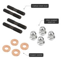 NiceCNC 12PCS Cylinder Head Studs Nuts Copper Washer Kit for Yamaha YZ85 YZ 85 2002-2018 2017 2016 2015 2014 2013 2012 2011 2010