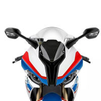 กระจกมองหลังรถจักรยานยนต์ LED ไฟเลี้ยวสำหรับ BMW S1000RR-สีดำซ้ายขวา