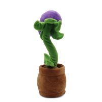Cartoon Dancing Flower Toy 120 Songs Electric Stuffed Plant Doll Interactive Soft Gift Education Toy Baby Music Player