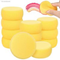 ❖ Sponge Painting Sponges Round Cleaning Yellow Face Circle Pottery Tools Makeup Artist Sea Clay Craft Ceramic Foam Crafting Brush