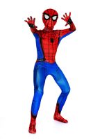 Liveme เครื่องแต่งกาย Spiderman Homecoming Cosplay Zentai JumpSuit สำหรับเด็ก/ผู้ใหญ่3D สไตล์