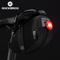ROCKBROS Bicycle Saddle Bag Cycling Waterproof MTB Bike Panniers Reflective Resistant Rear Seatpost Tail Bag Bike Accessories