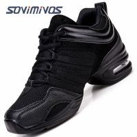 hot【DT】 Dancing Shoes Feature Jazz Soft Outsole Breath Female Waltz Sneakers Woman