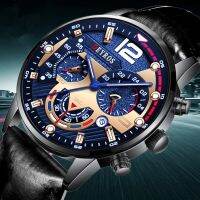 「Dark blue watch」 NewMens WatchesStainless SteelCalendarFor MenMale Sincesclock Reloj Hombre