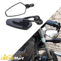 7/8" 22mm Universal Motorcycle Cafe Racer Bar End Mirrors Rearview Side Mirror Motorbike Scooter Pit Dirt Bikes Rear View Mirror Mirrors