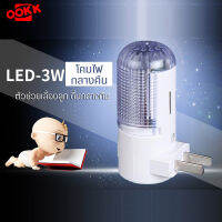 โคมไฟมินิแบบหัวเสียบไฟบ้าน รุ่น 3W Mini nightlight  โคมไฟอเนกประสงค์  ไฟสว่าง3วัตต์ แสงไฟสีขาว ขนาดเล็กพกพาสะดวก แบบกดสวิตซ์เปิด-ปิด