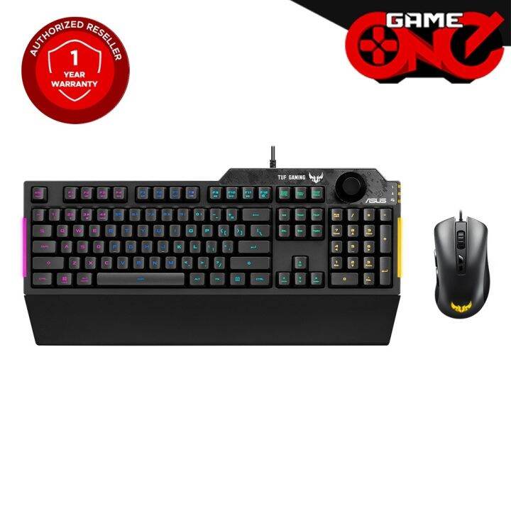 【COD】 Asus TUF Gaming Combo K1 RGB Keyboard M3 Optical Mouse Lazada PH