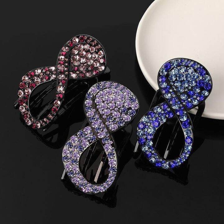 jw-rhinestone-8-shaped-hair-claws-ponytail-headwear-styling-holder-clip-hairpins-accessories