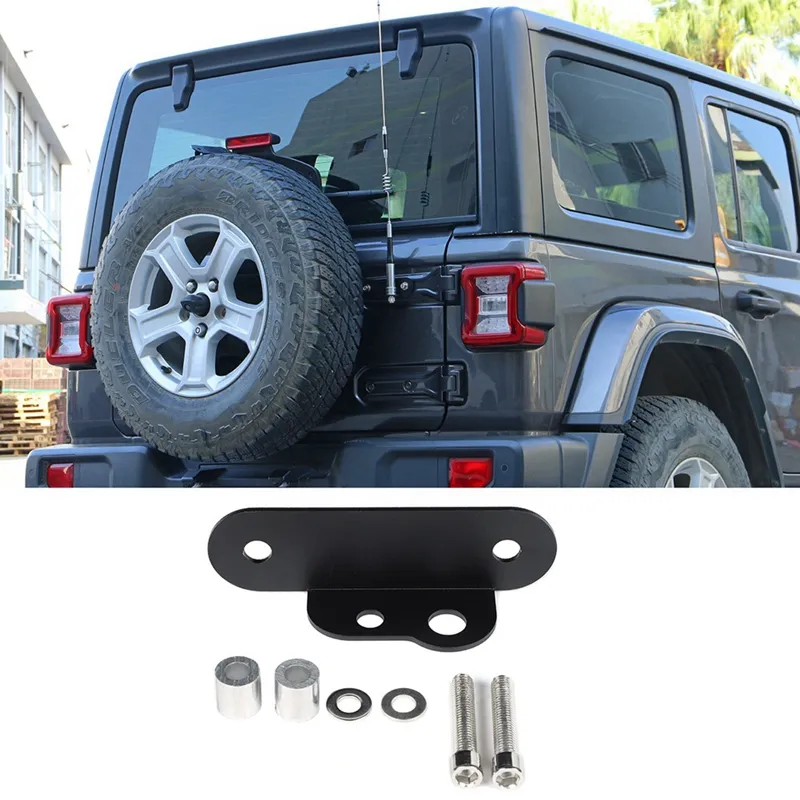 Car Tailgate Rear Door Hinge Antenna Bracket Mount Holder Accessories for Jeep  Wrangler JL 2018-2022 