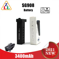 【เฉพาะแบตเตอรี่ สำหรับ SG908/SG908 PRO/SG908 MAX】 7.6v 3400mAh Lipo Battery แบตเตอรี่ โดรน