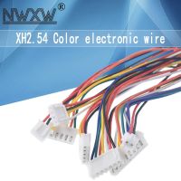 10pcs/lot XH2.54mm color electronic wire 2P/3P/4P/5P/6P/7P/8P/9P/10P/11P/12P 20CM terminal line single-ended tin plated Wires Leads Adapters