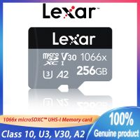 Lexar ต้นฉบับ1066X การ์ดความจำ512GB 256GB 128GB 64GB SDXC Class 10ถึง160เมกะไบต์/วินาที UHS-I ไมโครการ์ด SD UHS-II A2 U3บัตร TF V30