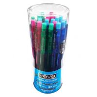 โยย่า ปากกาลูกลื่น สีน้ำเงิน 0.5 มม. แบบกระปุก 20 ด้ามปากกา-ไส้ปากกา-หมึกเติมปากกาอุปกรณ์การเขียนวาดภาพและลบคำผิด