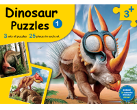 Kid Plus จิ๊กซอว์ สื่อเสริมทักษะ เรียนรู้เรื่องไดโนเสาร์พันธุ์ต่างๆ Dinosaur Puzzles 1