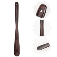 Boomss【New】 ฮอร์นรองเท้า Travel ฮอร์นรองเท้าไม้แบบพกพา Shoehorn อาวุโส Shoehorn เปลี่ยน