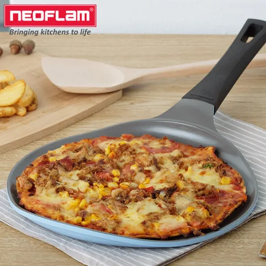 Neoflam Crepe Pan - 10 inch Ceramic Nonstick in Chili Pepper Red